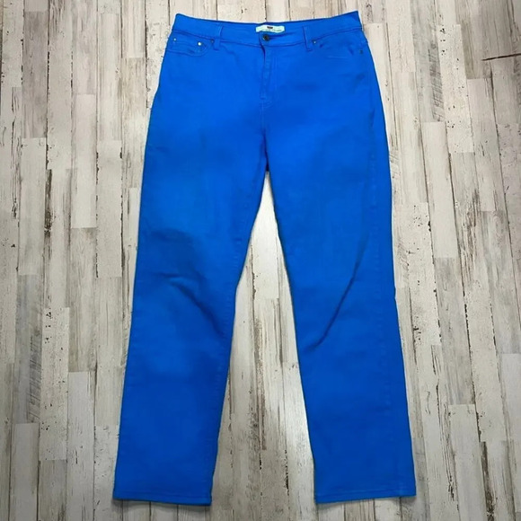Levi’s Women's 512 Straight Jeans‎ Blue Size 16M Stretch Denim - Picture 1 of 5